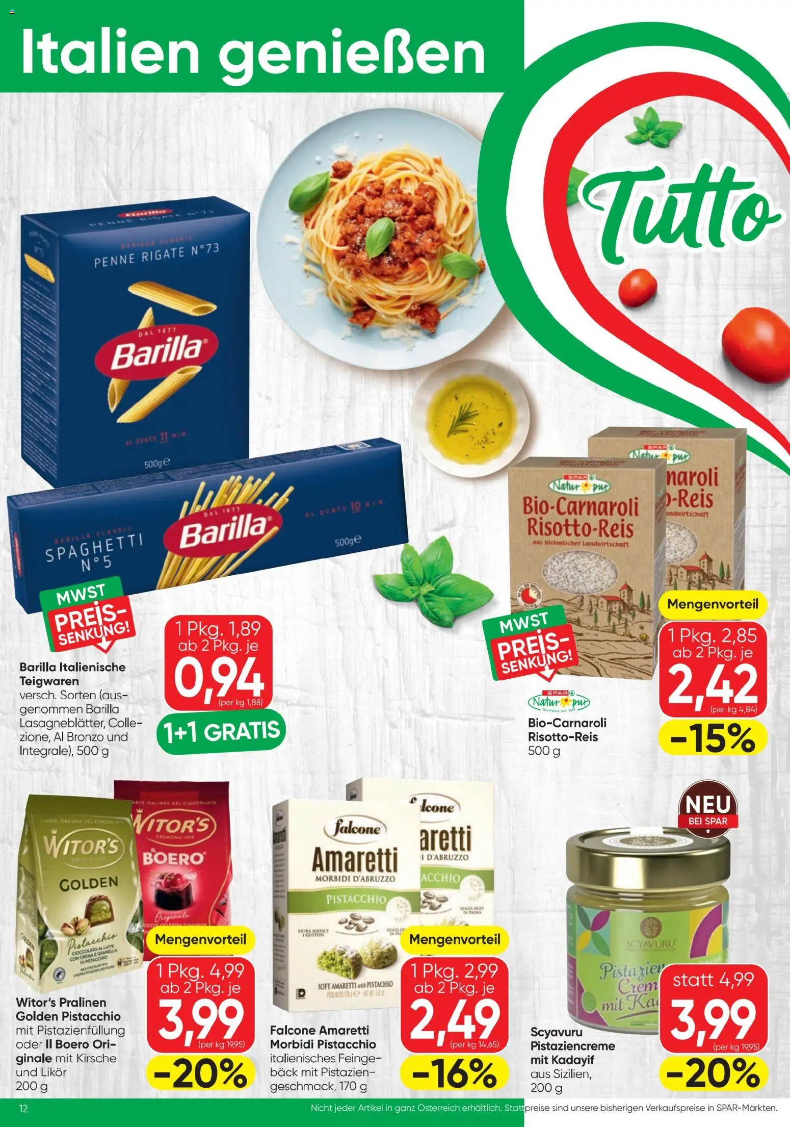 Spar - Flugblatt gültig ab 01.07.2026 | Seite: 12 | Produkte: Hajdina liszt