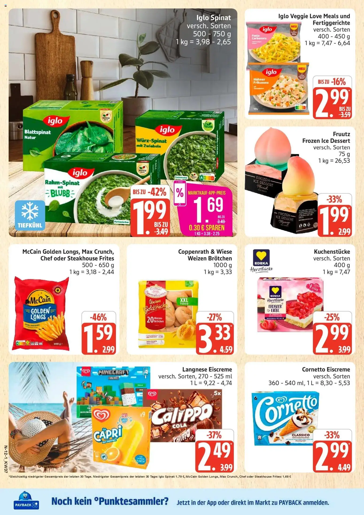 Marktkauf Prospekt Neuenkirchen (ab 07.09.2026) » Angebote online | Seite: 12 | Produkte: Cola, Eiscreme, McCain, Pasta