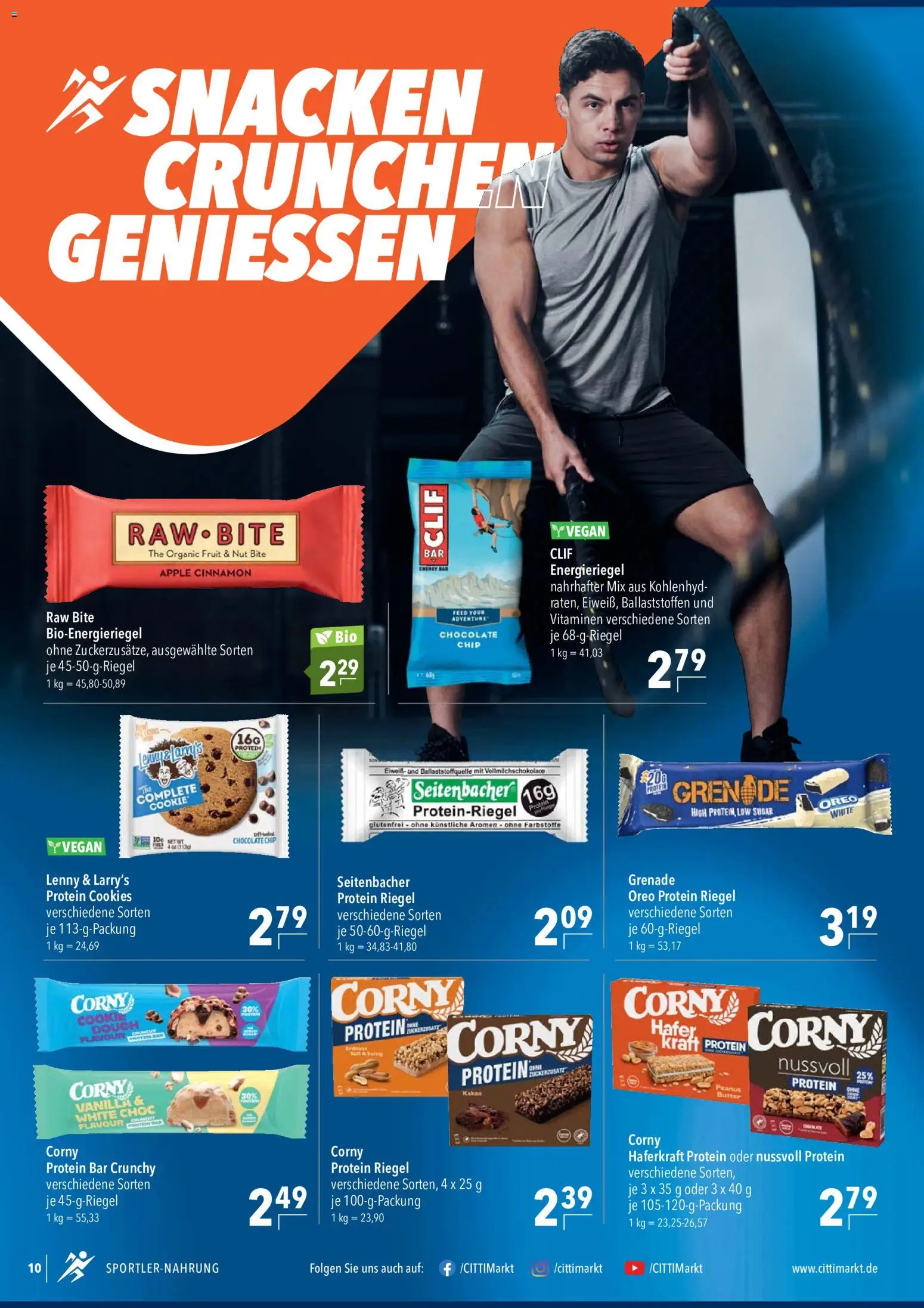 CITTI Markt Sportlernahrung – gültig ab 26.08.2026 | Seite: 10 | Produkte: Butter, Apple
