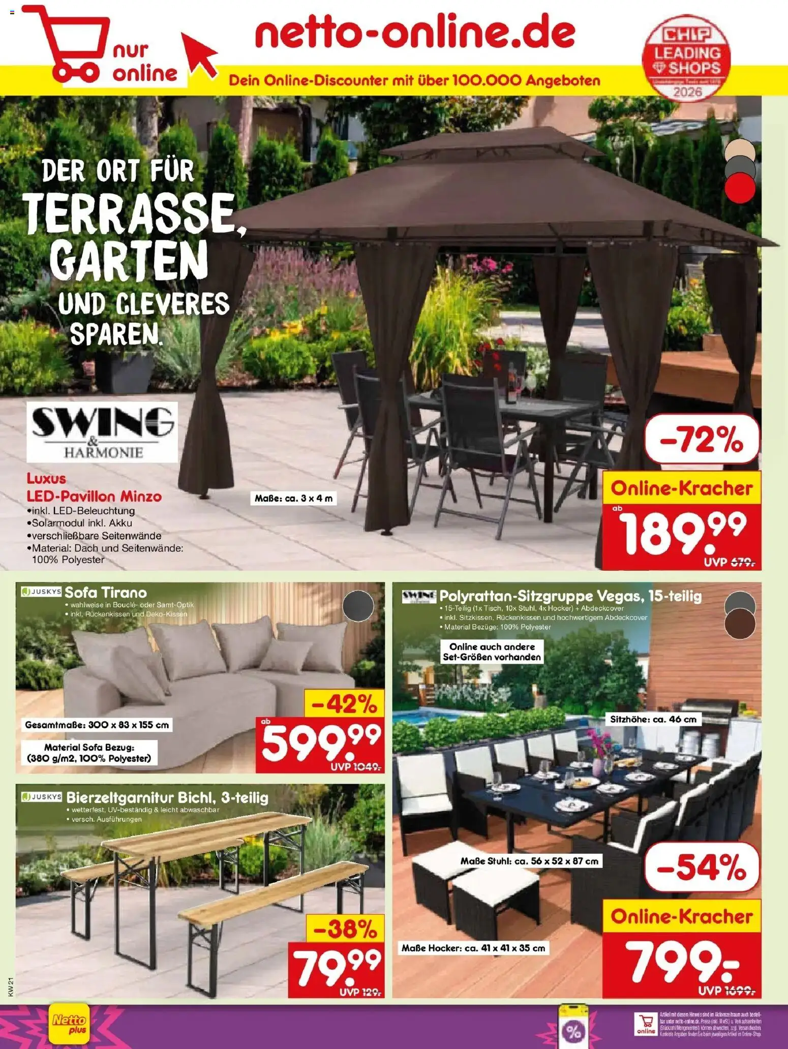 Netto Marken-Discount Prospekt Kruft	 – gültig ab 17.05.2026 | Seite: 48 | Produkte: Hocker, Sofa, Stuhl