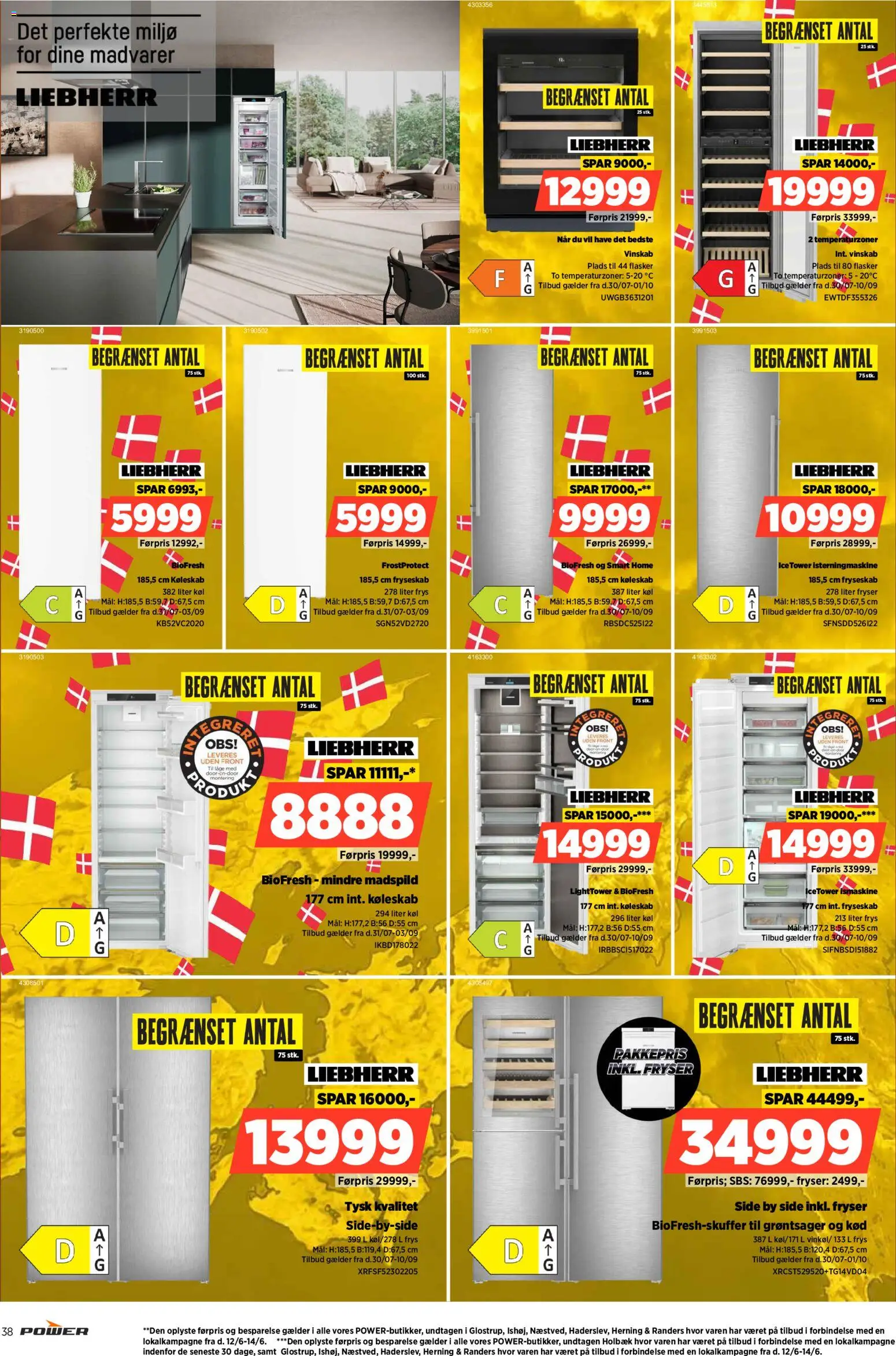 Power tilbudsavis – gyldig fra 07/08/2026 | Side: 38 | Produkter: Smart Home, Køleskab