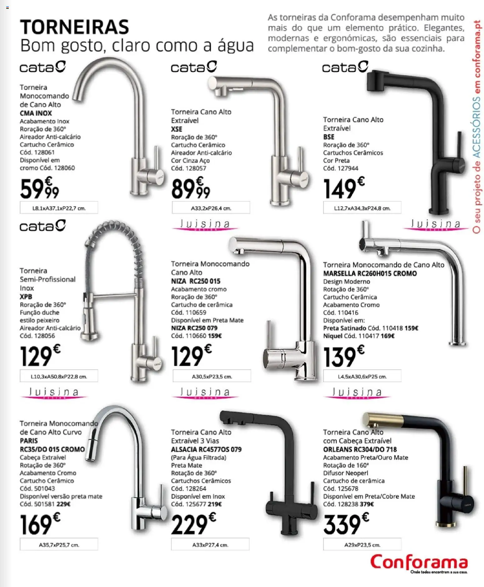 Conforama folheto │ válido de 16.04.2026 | Página: 73 | Produtos: Agua, Torneira, Difusor