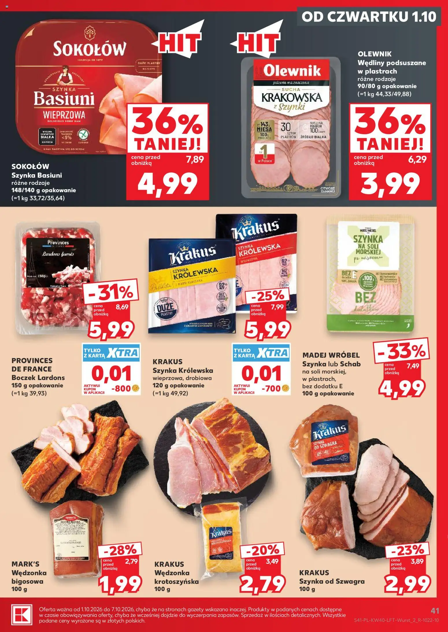 Kaufland gazetka od 01.10.2026 | Strona: 41