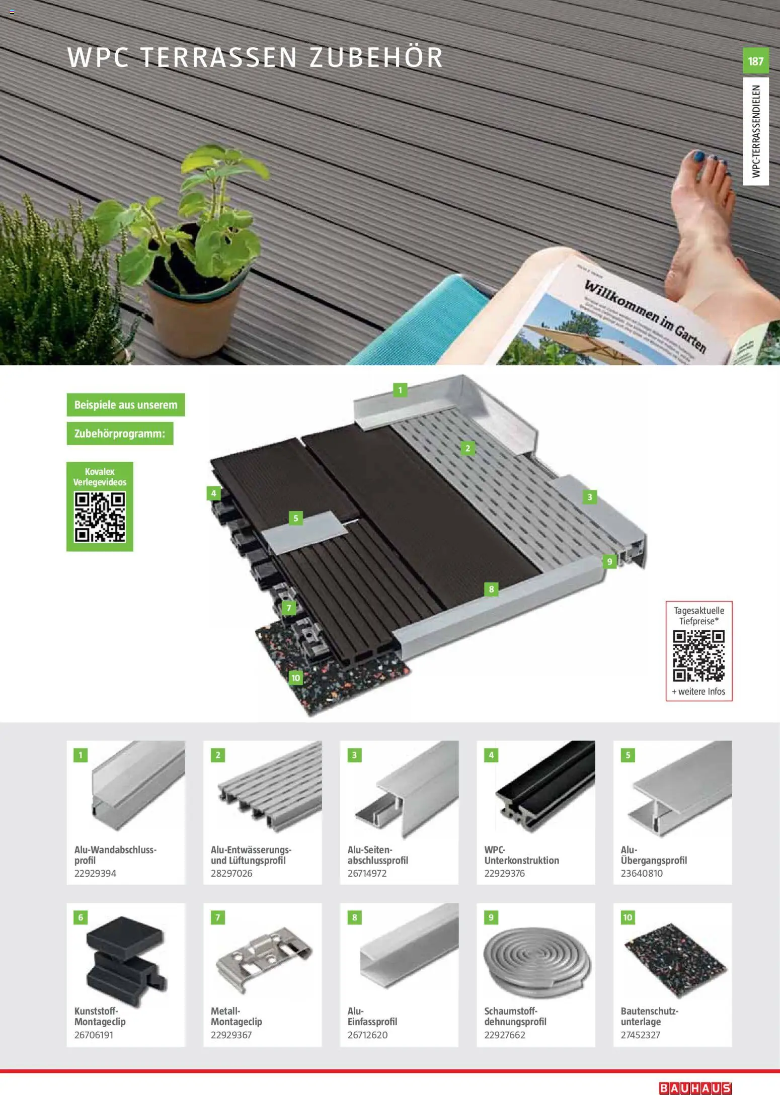 Bauhaus Gartenbaumaterialien gültig ab 01.04.2026 | Seite: 187