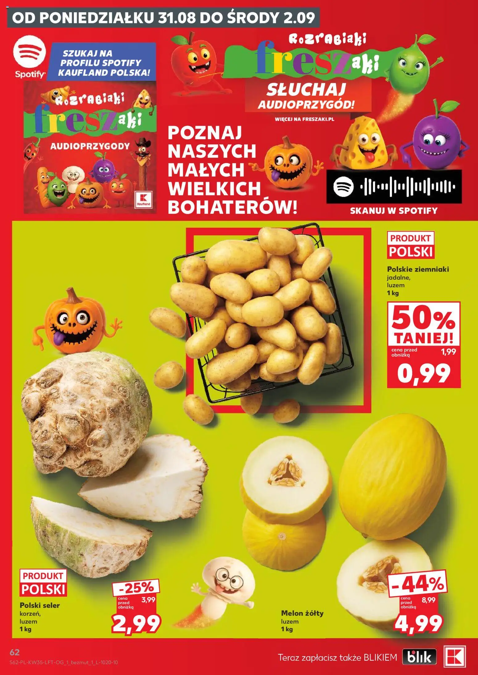 Kaufland Polsko leták - Jest fresz od 27.08.2026 | Strana: 62