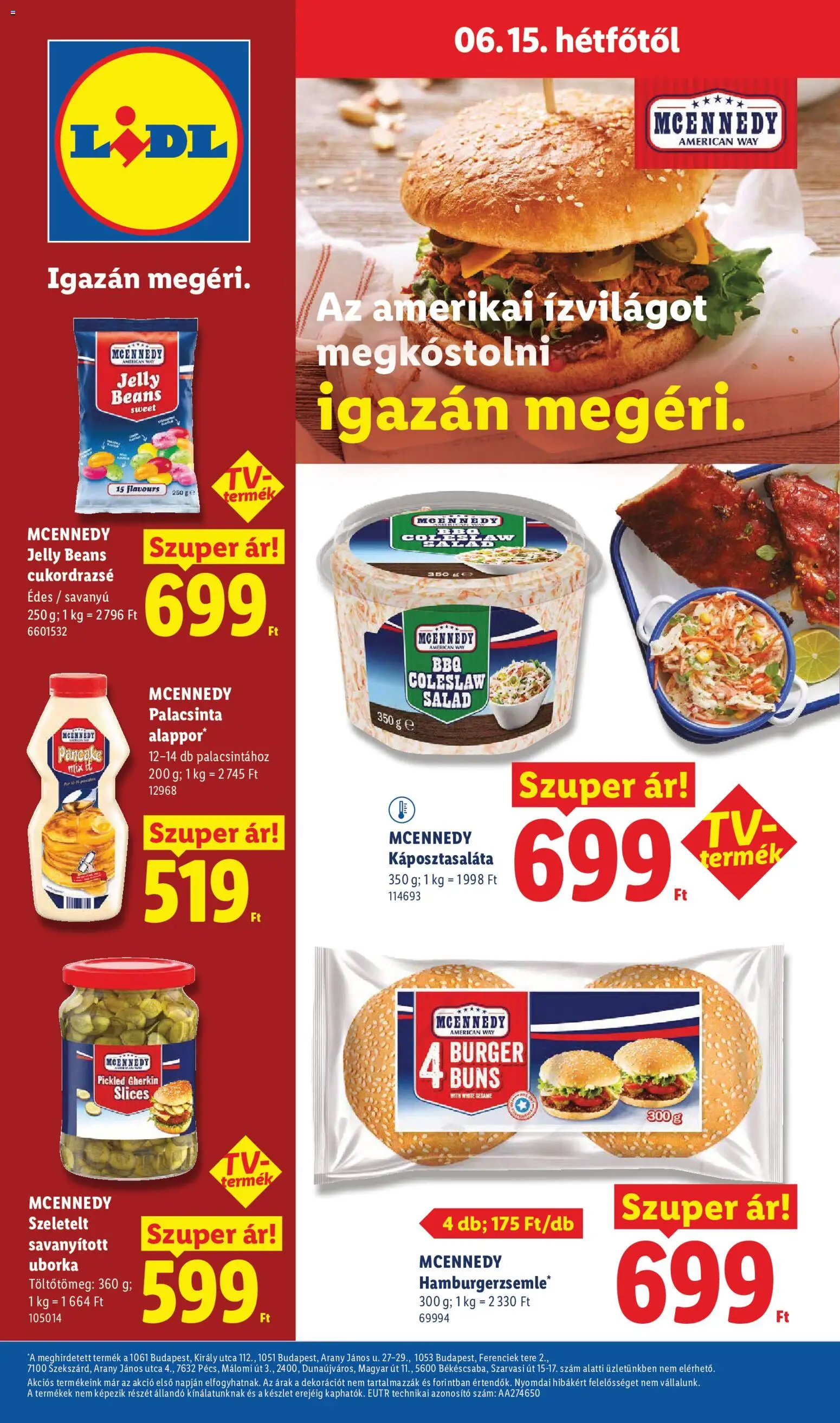 Lidl akciós ujság - amely érvényes a következő dátumtól: 11.06.2026 | Oldal: 84 | Termékek: Uborka