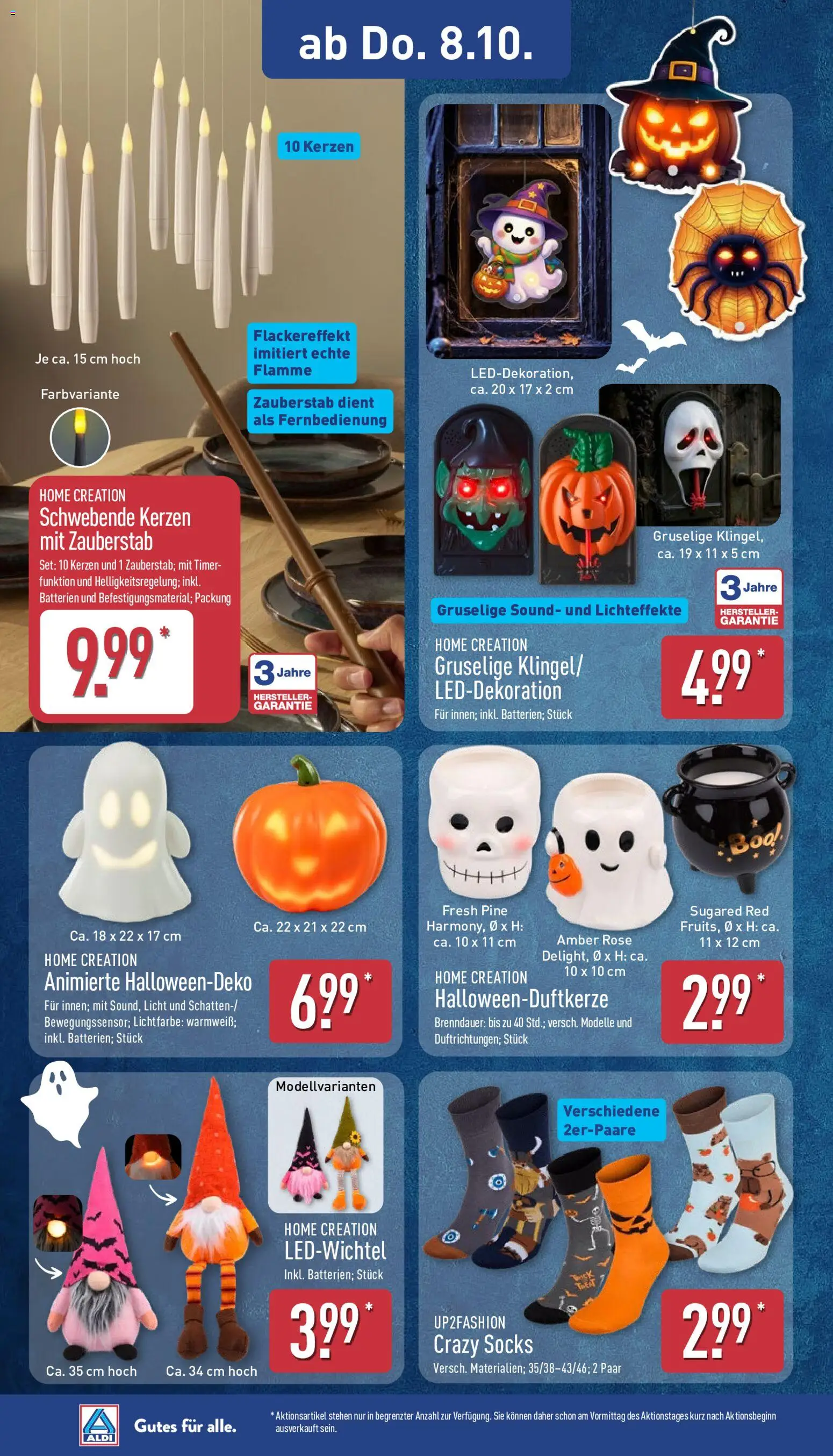 Aldi Prospekt – gültig ab 05.10.2026 | Seite: 10 | Produkte: Up2fashion, Batterien, Home creation