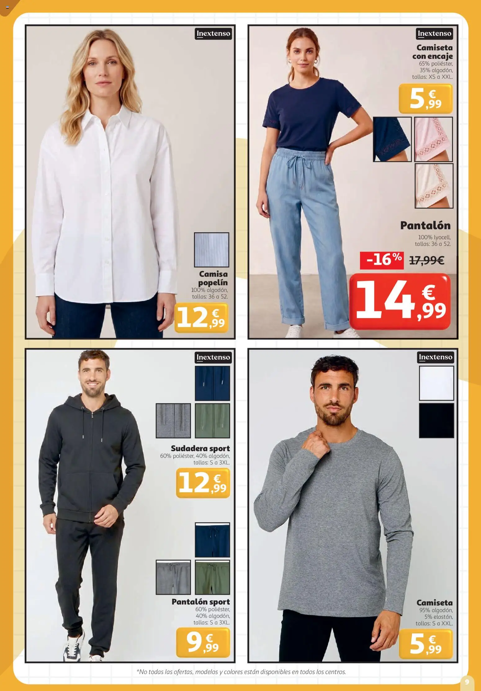 Alcampo - HG Nacional │ válido desde el 27/08/2026 | Página: 9 | Productos: Camisa, Sudadera
