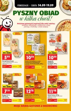 Pogląd oferty "Biedronka gazetka - Pyszny obiad w kilka chwil" - ważna od 14.09.2026