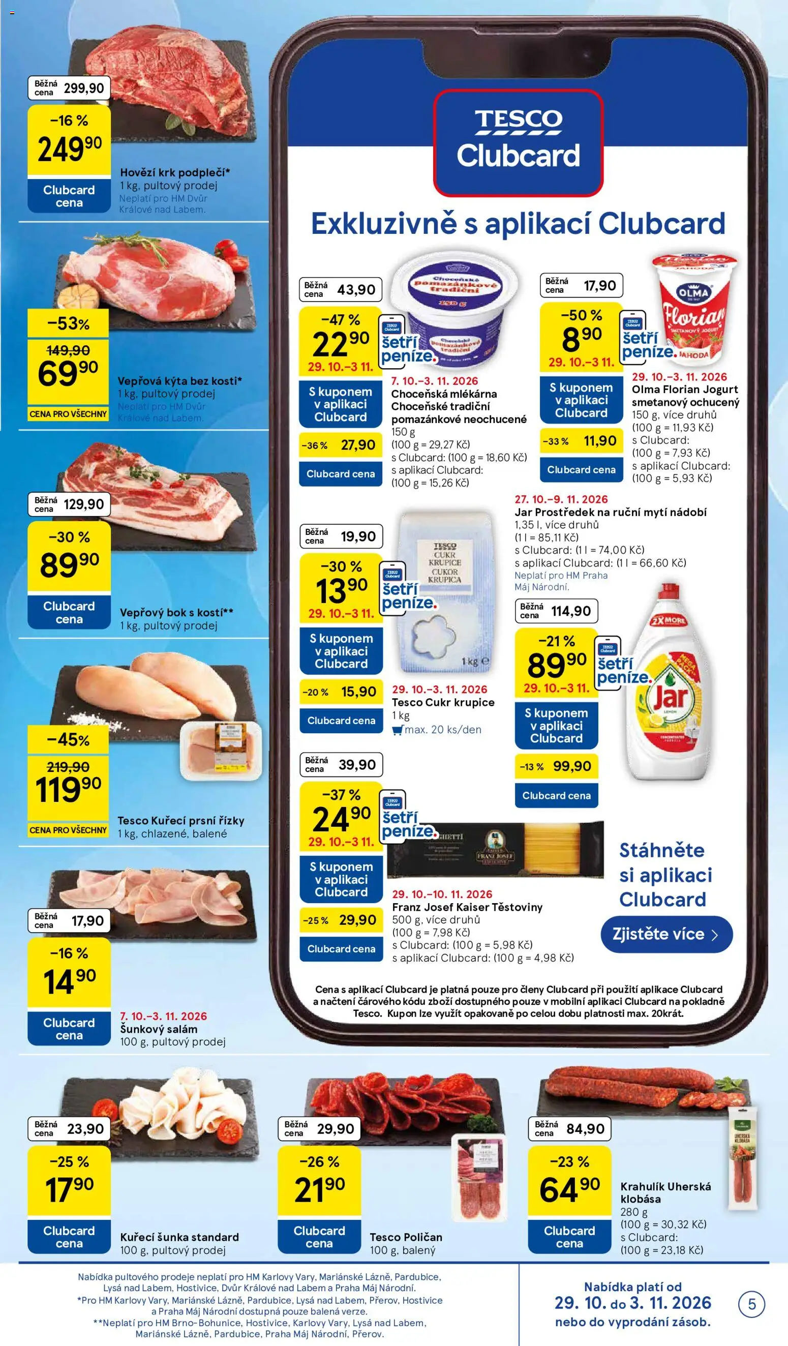 Tesco leták - Hypermarket od 29.10.2026 | Strana: 5