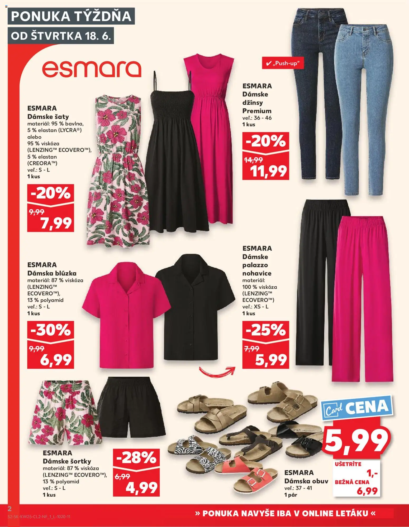 Kaufland SK akciós ujság - amely érvényes a következő dátumtól: 18.06.2026 | Oldal: 2