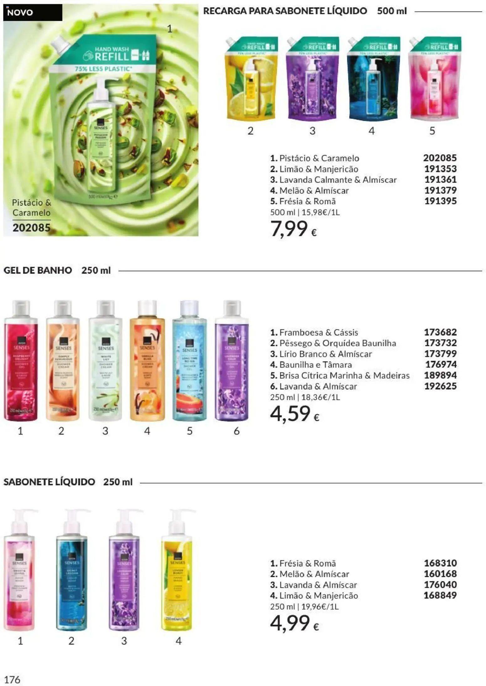 Catálogo Avon Campanha 9 │ válido de 01/09/2026 | Página: 176 | Produtos: Baunilha, Romã, Sabonete, Madeiras