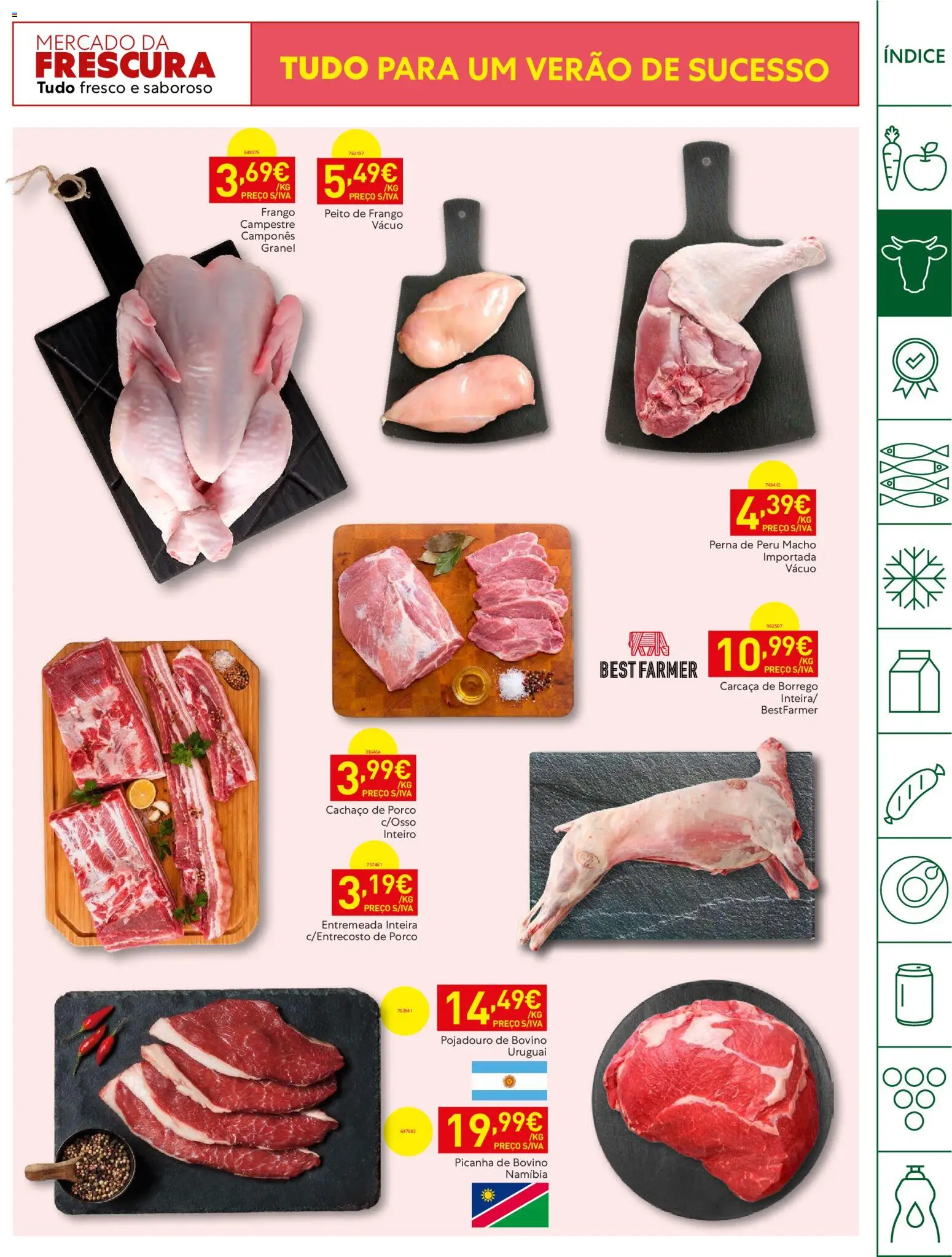Recheio Horeca │ válido de 18/08/2026 | Página: 5 | Produtos: Peito de frango, Cachaço de porco, Frango, Entremeada