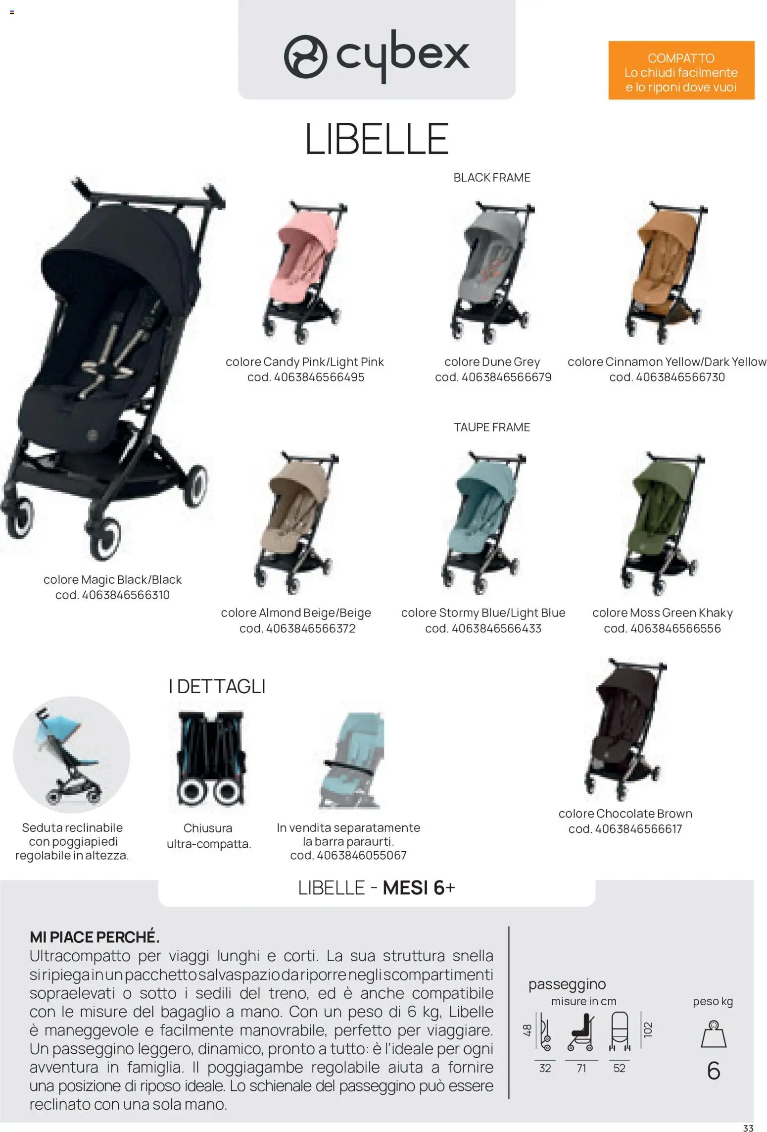Volantino Prenatal del 16/09/2026 | Pagina: 33 | Prodotti: Poggiapiedi, Passeggino