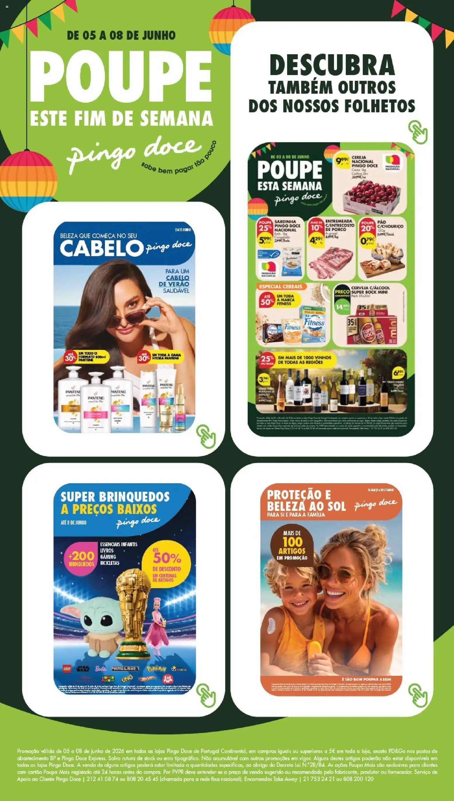 Pingo Doce Poupe este Fim de Semana │ válido de 05.06.2026 | Página: 18 | Produtos: Super bock, Caixa, Cerveja, Cereais