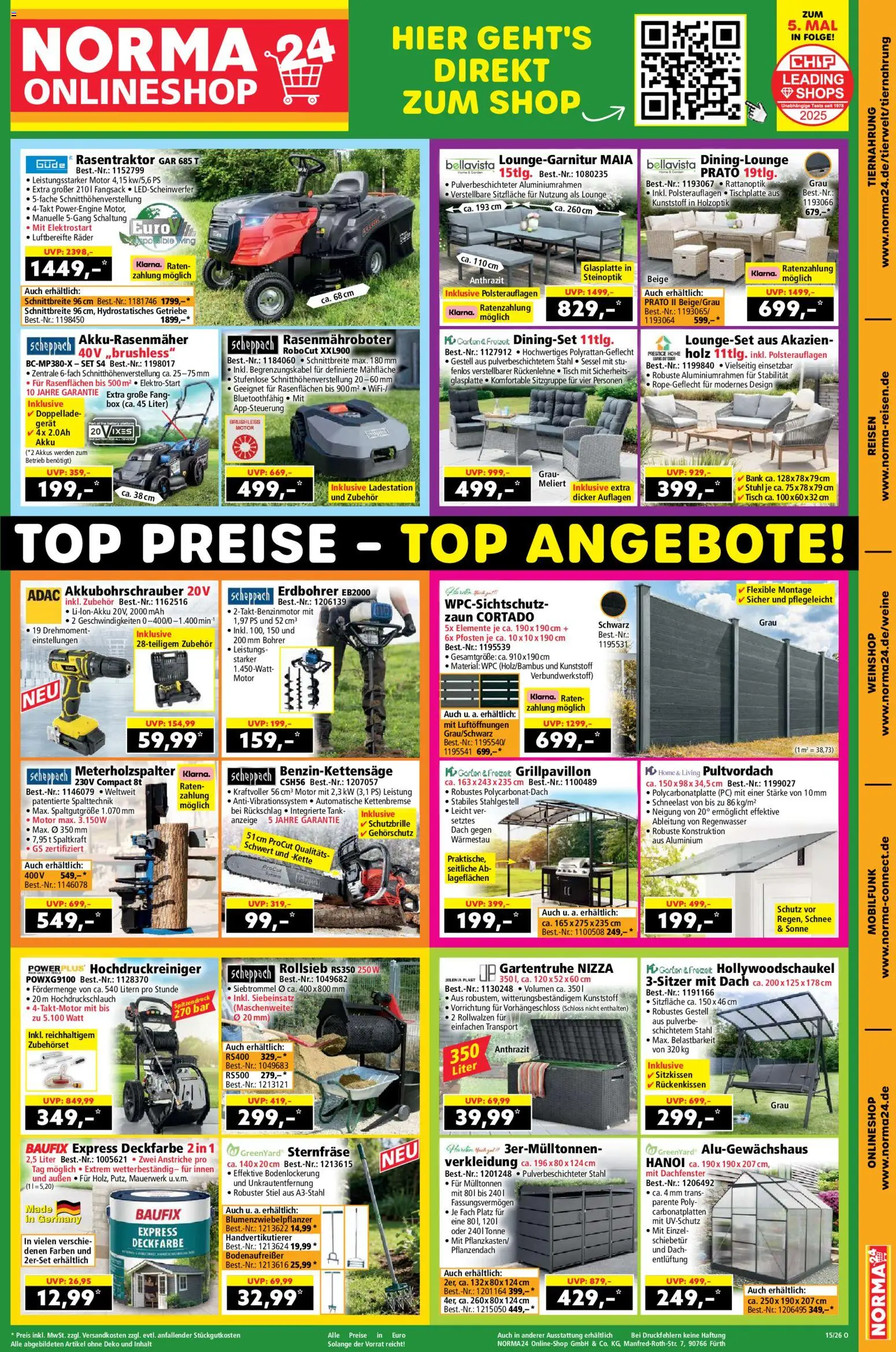 Norma Prospekt 	 – gültig ab 07.04.2026 | Seite: 20 | Produkte: Top, Sessel, Tisch, Stuhl