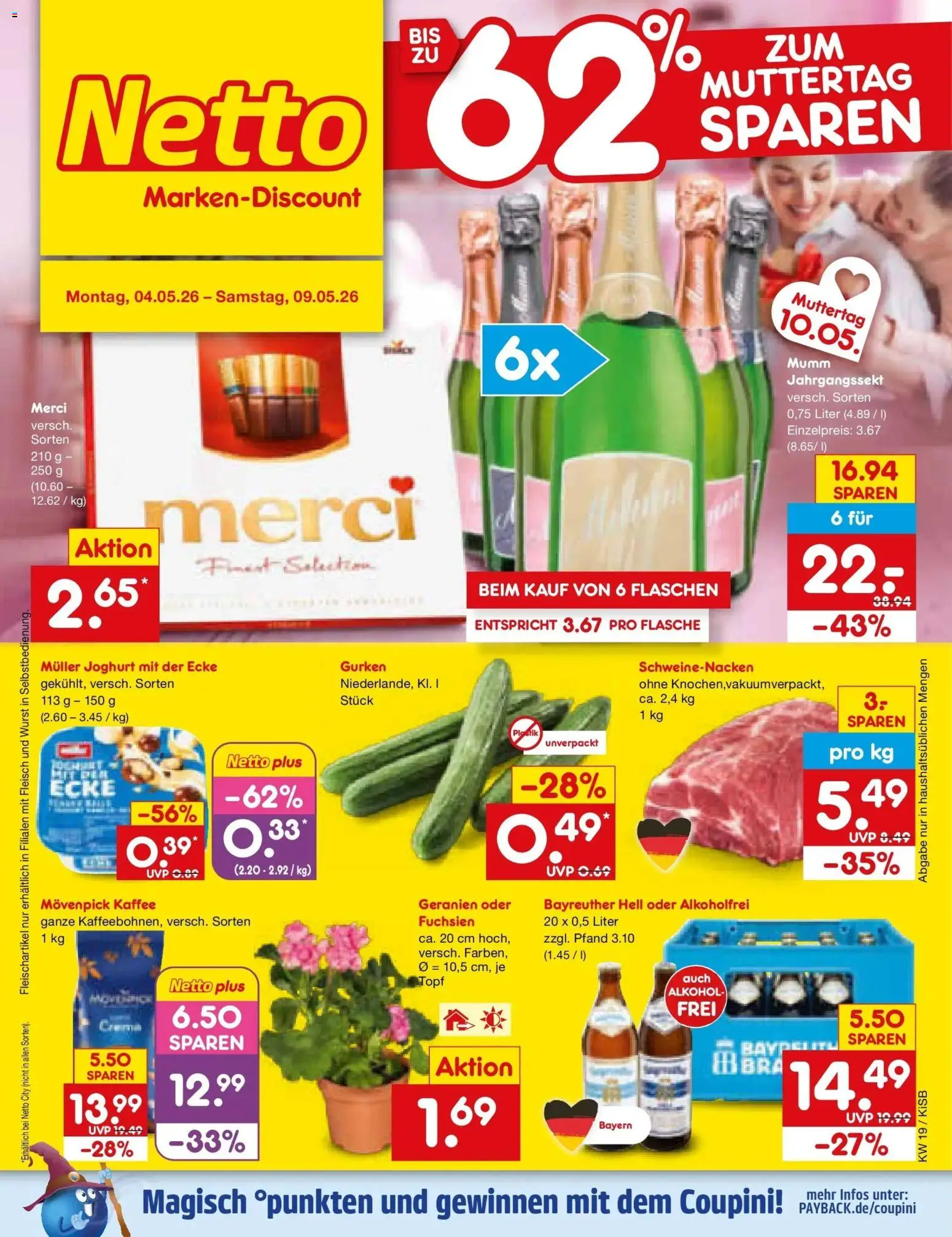 Netto Marken-Discount Prospekt Bad Friedrichshall	 – gültig ab 04.05.2026 | Seite: 1