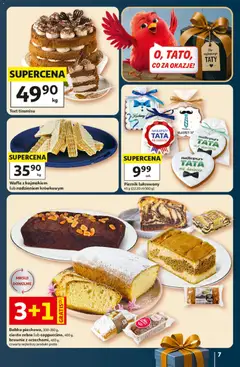 Pogląd oferty "Auchan gazetka - 30 Lat Hipermarket" - ważna od 18.06.2026 | Strona: 7 | Produkty: Ciasto, Tiramisu, Tort, Brownie