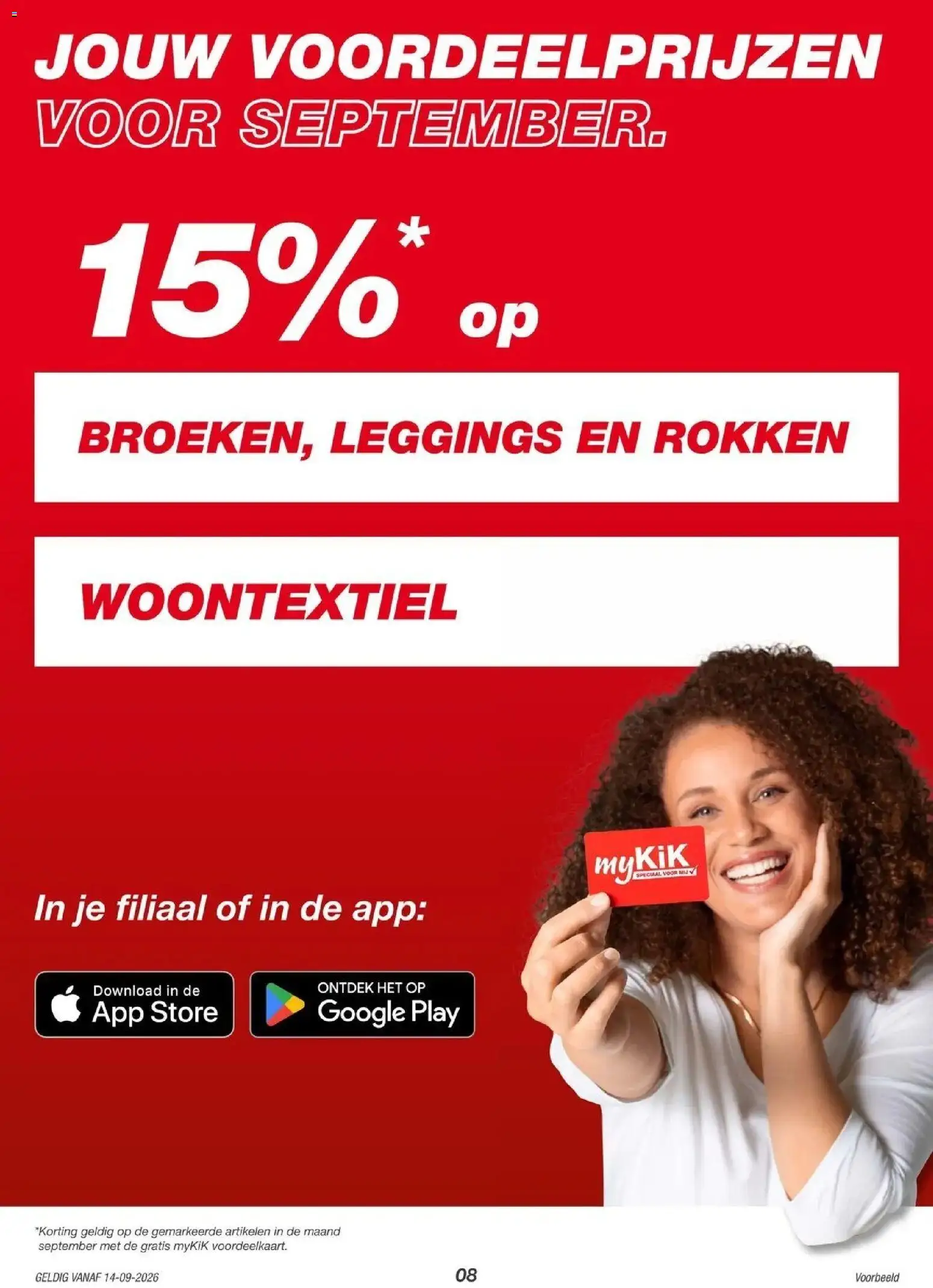 KiK folder vanaf 11-09-2026 || NIEUWE | Pagina: 8 | Producten: Rokken, Leggings