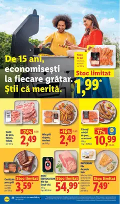 Ofertele Lidl valabile de la 06.07.2026 | Pagină: 26 | Produse: Tigaie, Pește, Cârnați, Usturoi