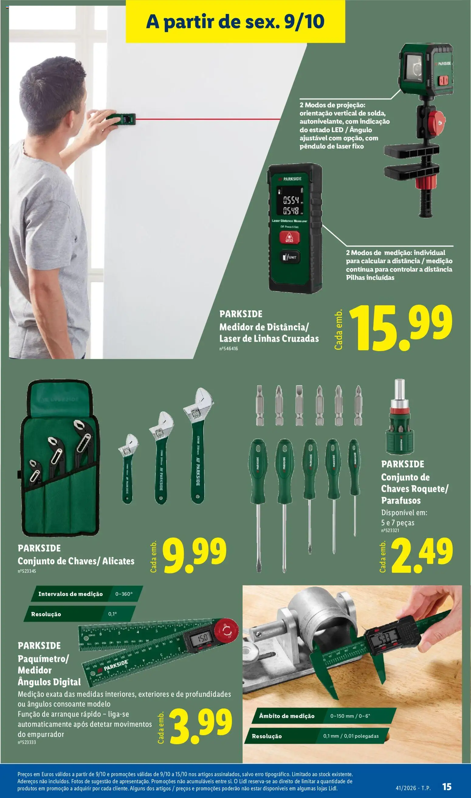 Lidl Promoções Fim de Semana │ válido de 09/10/2026 | Página: 15 | Produtos: Pilhas