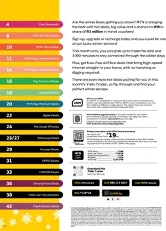 MTN specials catalogue – valid from 07/07/2026 | Page: 2 | Products: Data, Sim, Phone, Smartphone