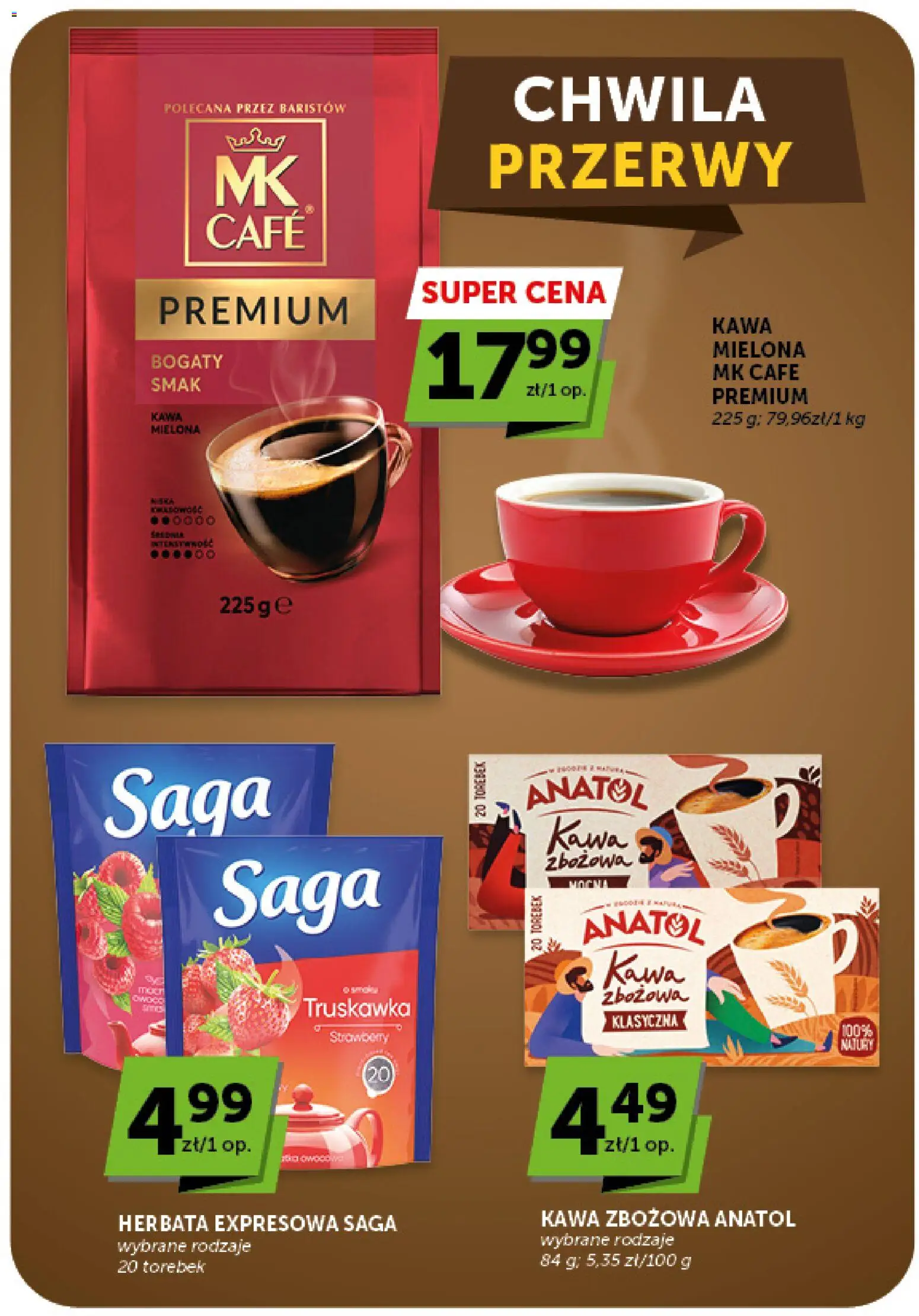 Groszek gazetka - Market od 09.07.2026 | Strona: 25 | Produkty: Kawa, Herbata