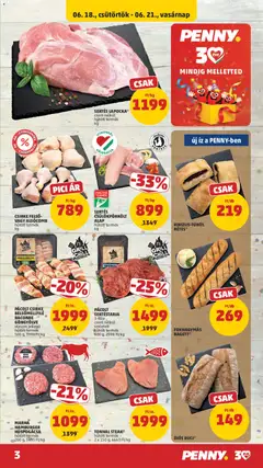 MARHA, HAMBURGER, HÚSPOGÁCSA, hűtött termék, 200 g, 5495 Ft/kg - amely érvényes a következő dátumtól: 18.06.2026 | Oldal: 3