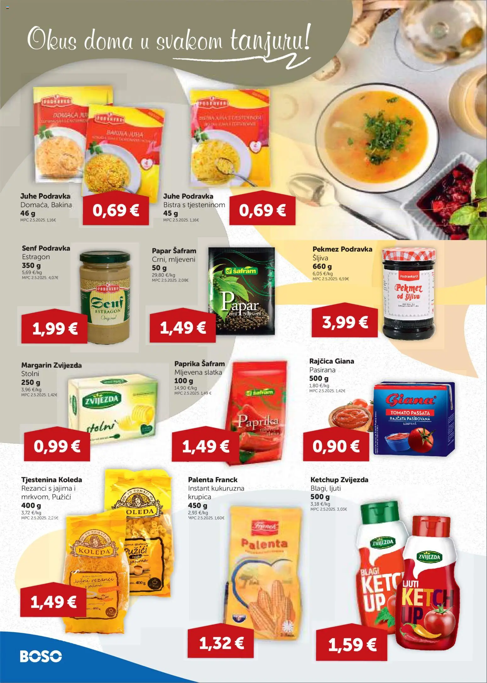 Boso katalog | vrijedi od 18.06.2026 | Stranica: 6 | Proizvodi: Pekmez, Podravka, Krupica, Rajčica
