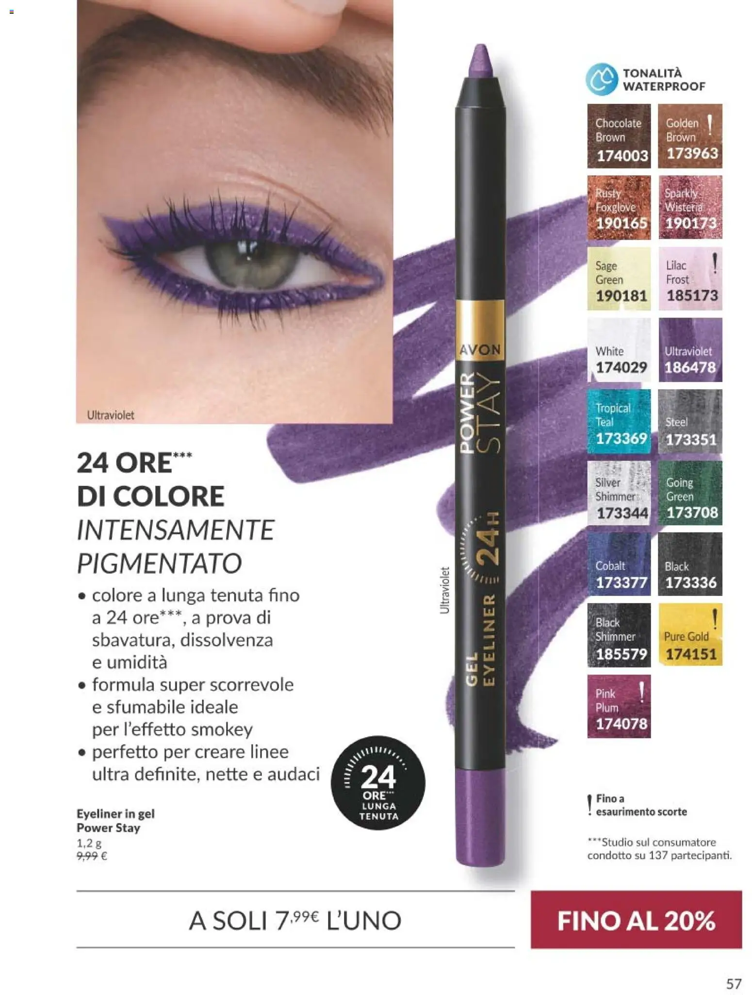 Volantino Avon del 01/09/2026 | Pagina: 57 | Prodotti: Eyeliner