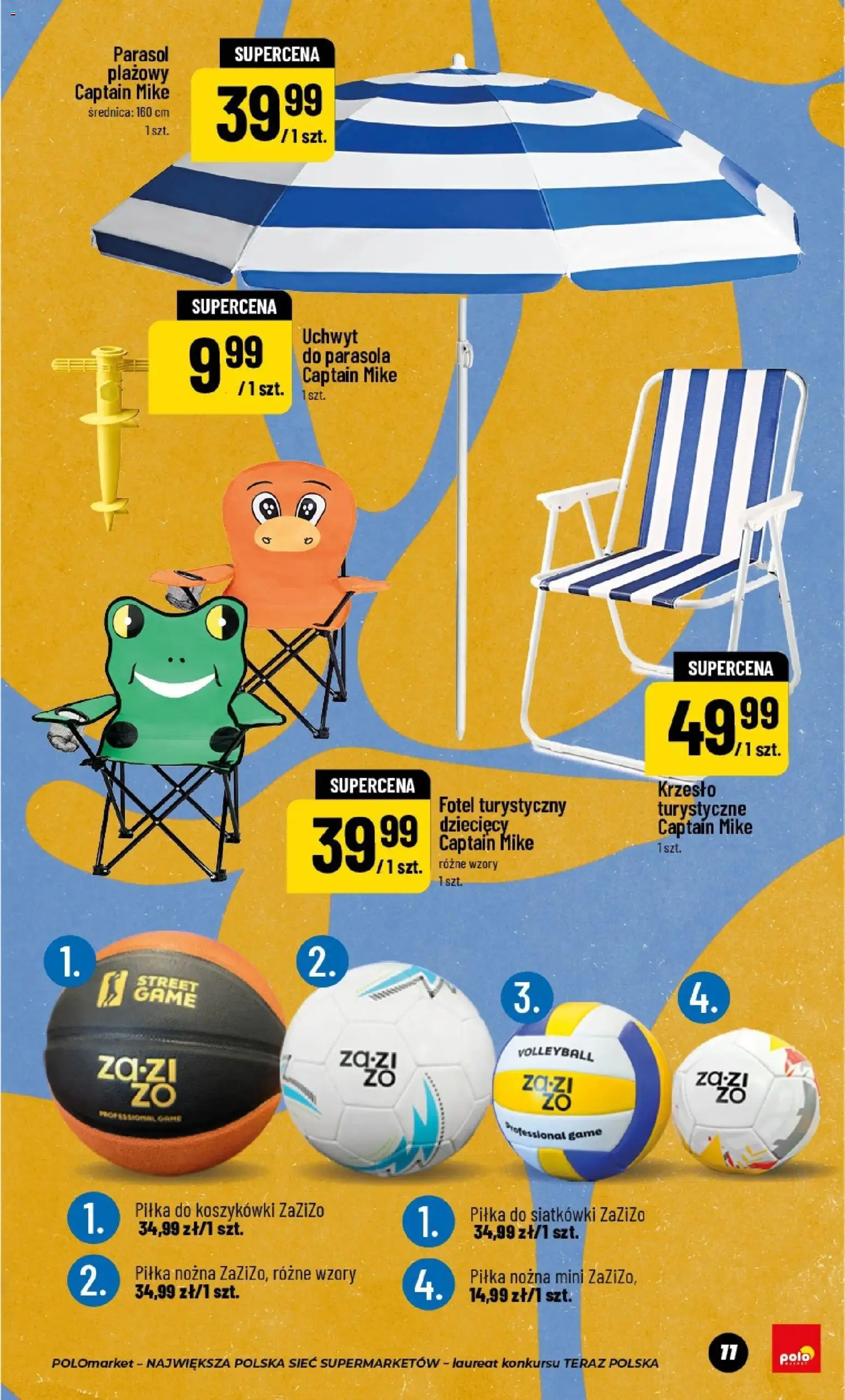 POLOmarket gazetka - Piknik & grill od 17.04.2026 | Strona: 11 | Produkty: Parasol, Fotel, Krzesło