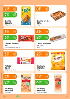 Pogląd oferty "Eurocash gazetka" - ważna od 17.09.2026 | Strona: 64 | Produkty: Biszkopty, Ciasto, Ciastka kruche, Ciastka