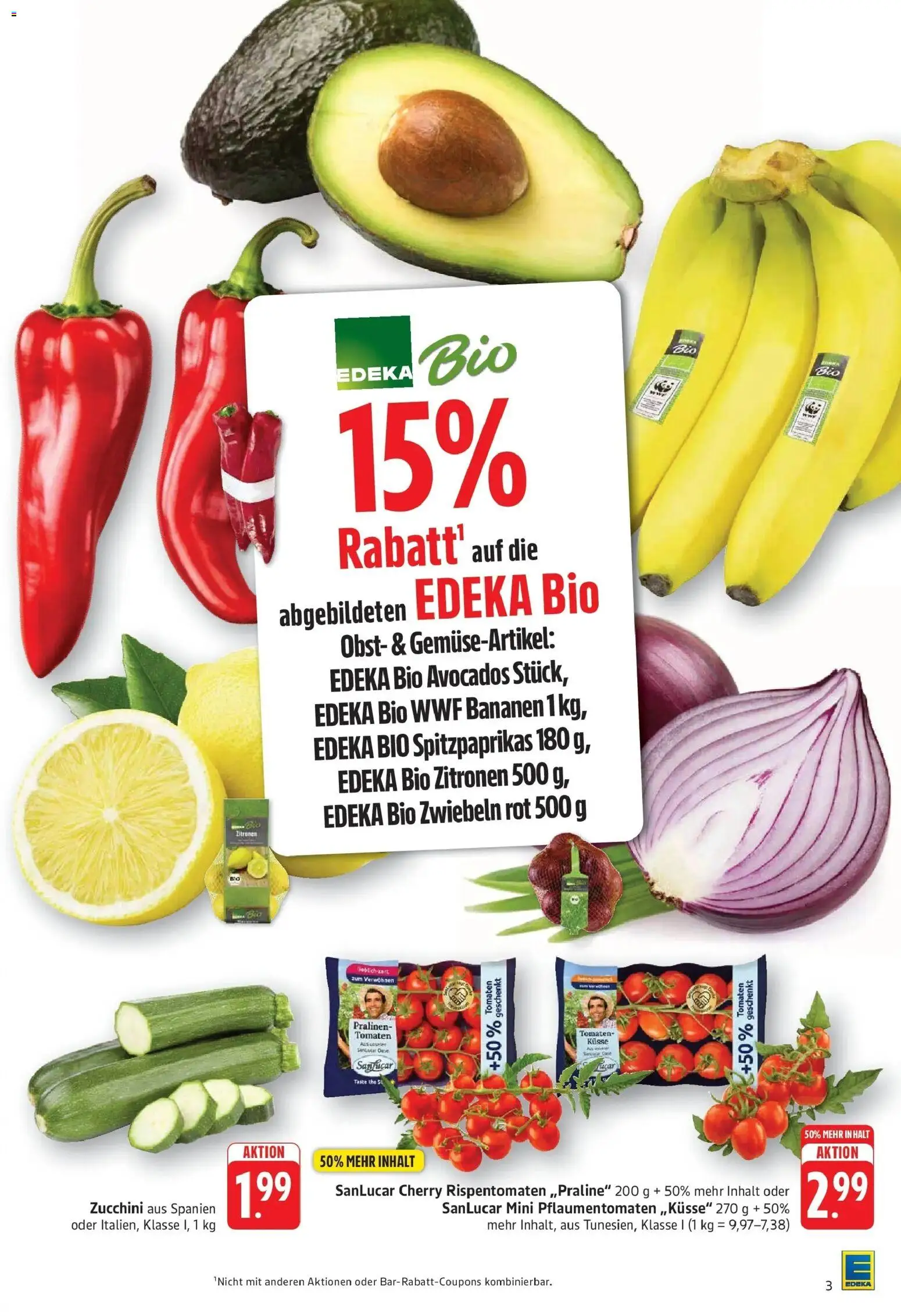 Edeka prospekt Göppingen	 – gültig ab 04.05.2026 | Seite: 5 | Produkte: Bananen, Obst, Zucchini, Zitronen