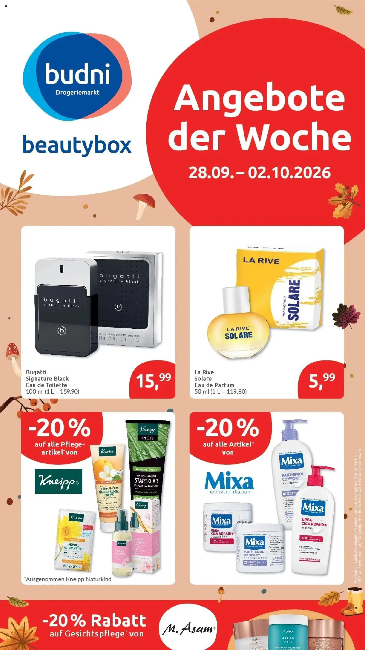 Edeka Prospekt Besigheim (ab 28.09.2026) » Angebote Online | Seite: 57 | Produkte: Toilette, Parfüm, Eau de Toilette, Creme