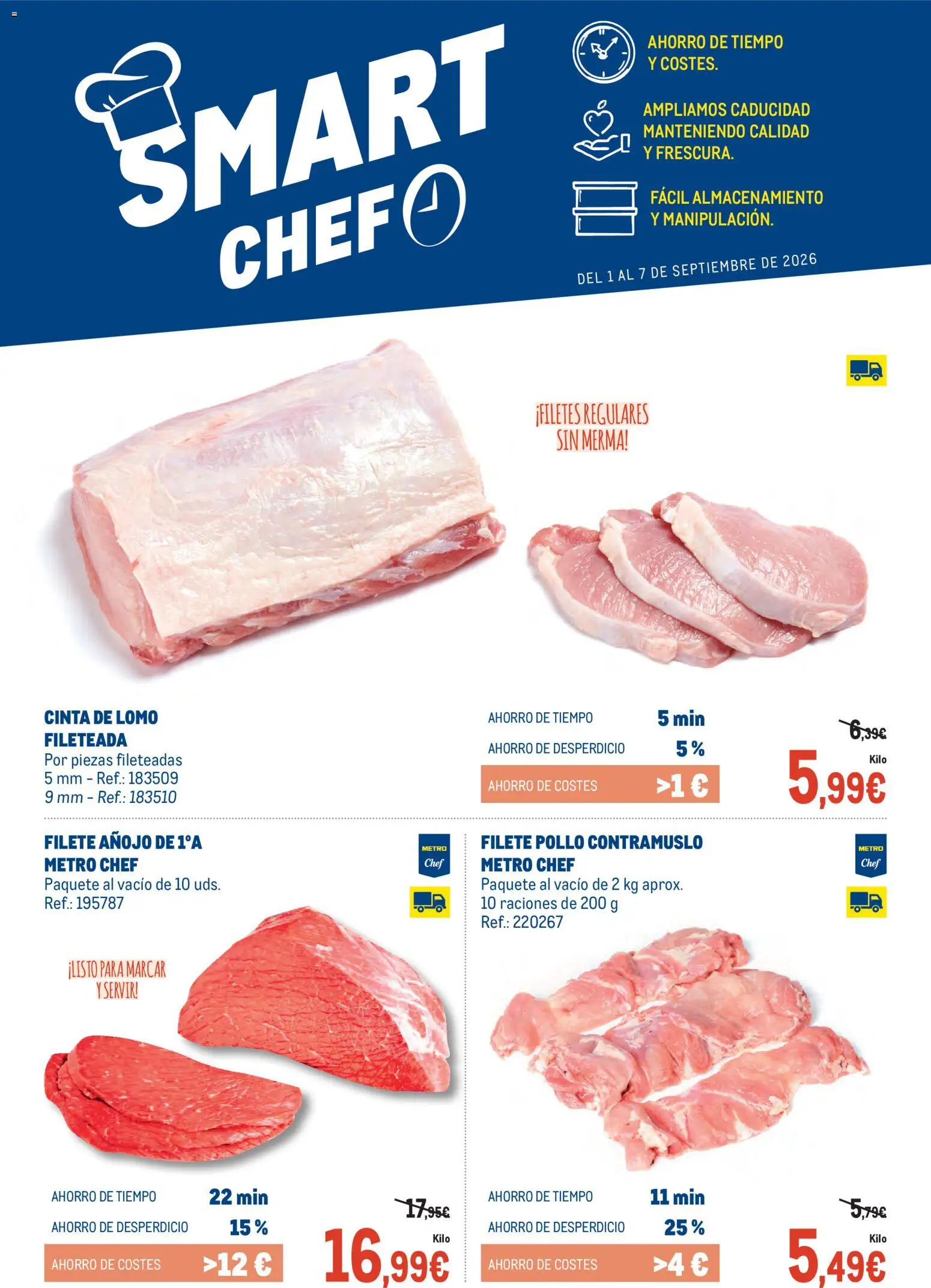 Makro Fresco Península │ válido desde el 01/09/2026 | Página: 5 | Productos: Lomo, Filete, Pollo