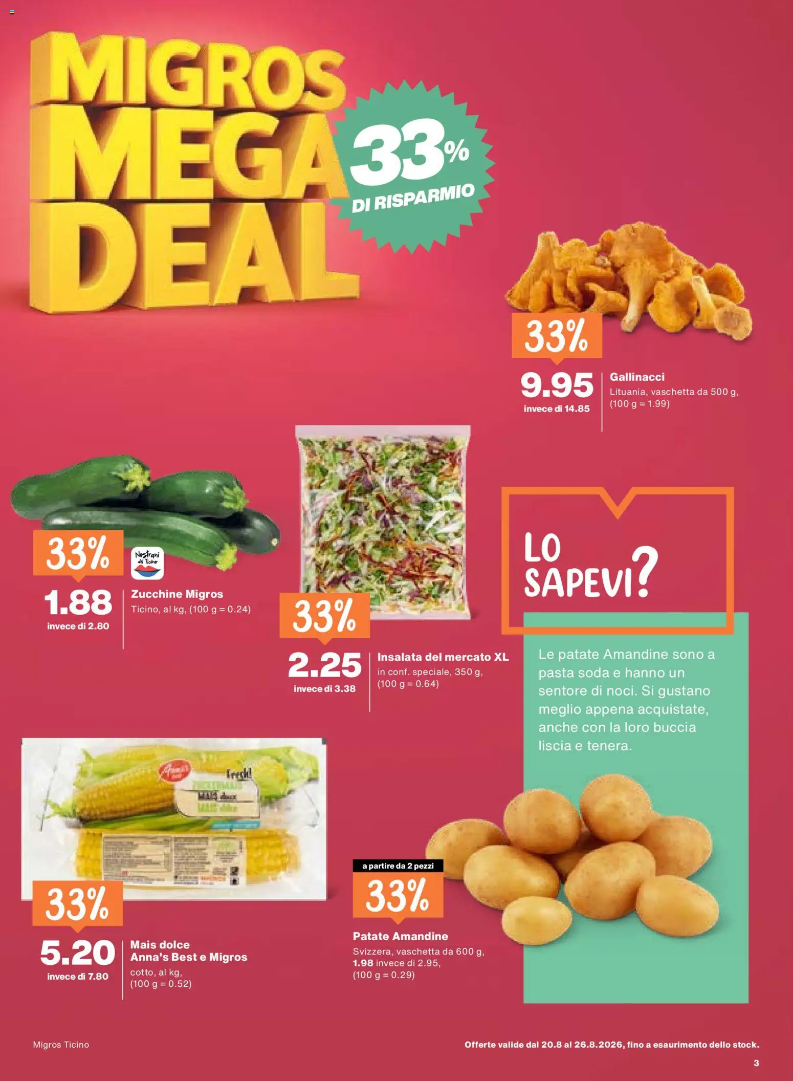 Migros aktionen IT – gültig ab 20.08.2026 | Seite: 3