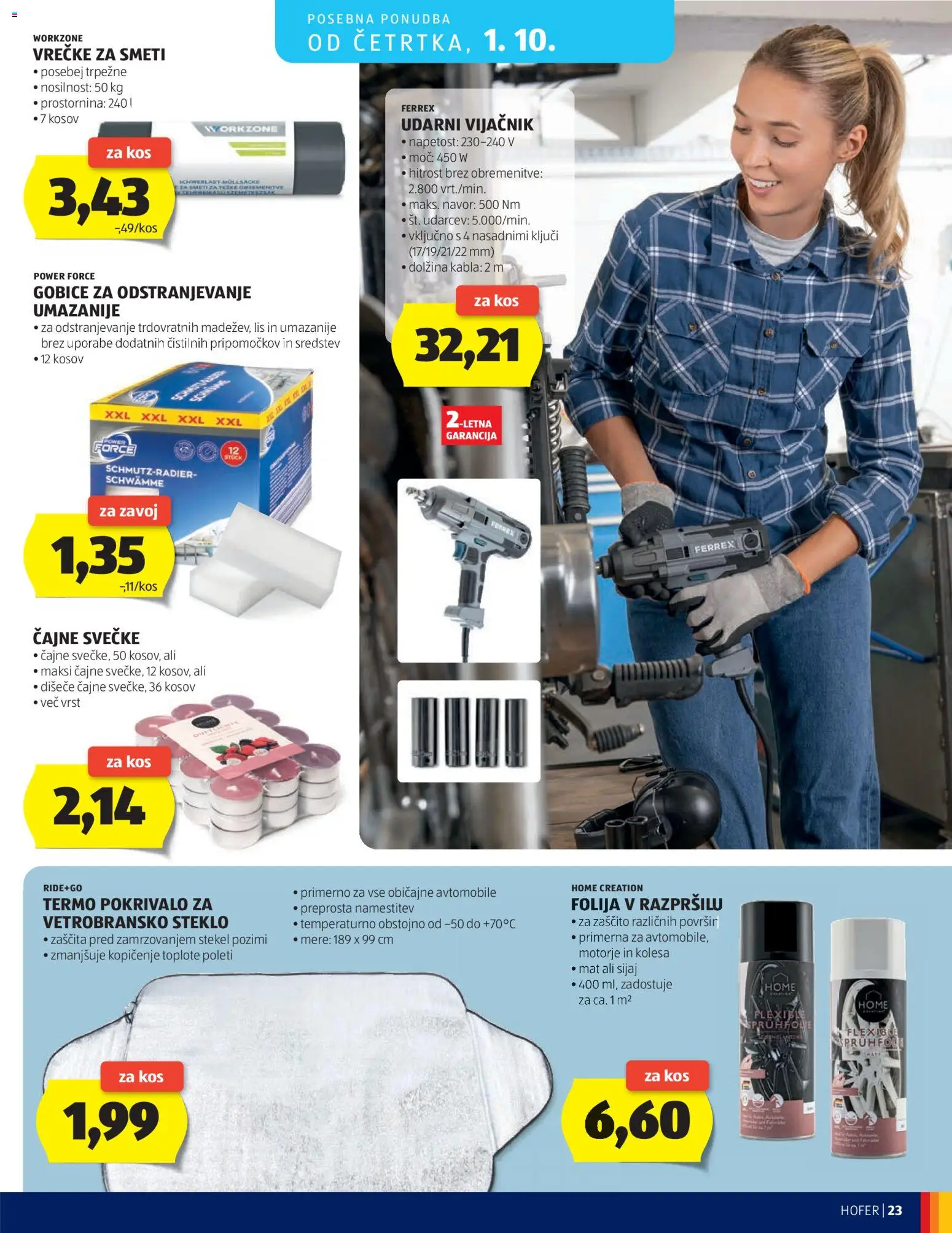 Novi Hofer katalog ponudbe – veljaven od 23.09.2026 | Stran: 23
