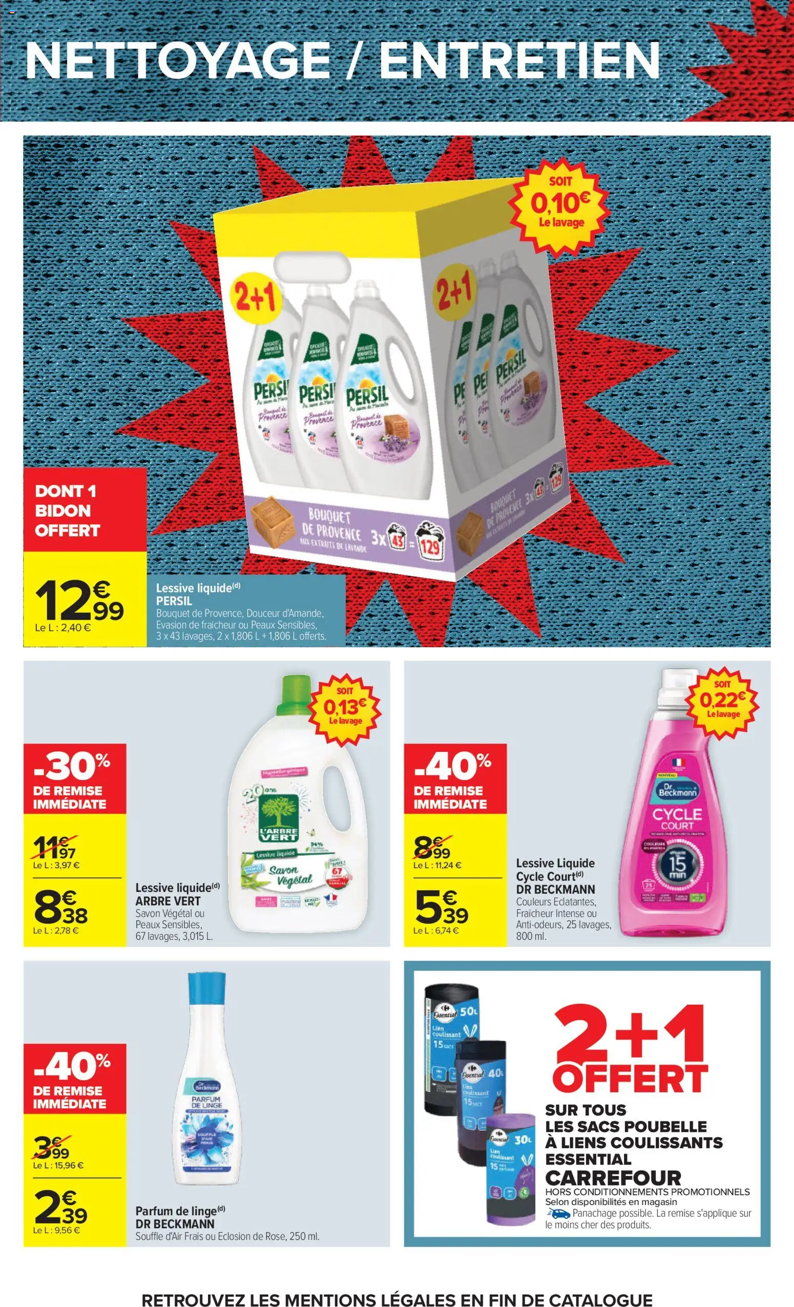 {H1} | Page: 81 | Produits: Poubelle, Lavande, Persil, Sacs poubelle