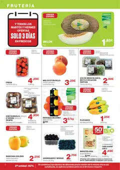 Vista previa Supercor Canarias válido desde el 10/09/2026 | Página: 2 | Productos: Kiwi, Zumo, Melocotón rojo, Arándanos