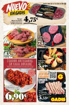 Vista previa Gadis - folleto válido desde el 01/10/2026 | Página: 3 | Productos: Panceta, Carne de ternera, Carne, Pollo