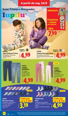 Pré-visualização ESMARA KIDS, Meias, 77% Algodão, 21% poliamida,, 2% elastano (CREORA™), consoante, modelo, Tam. 31 ao 42 consoante modelo válido de 24/08/2026 | Página: 14