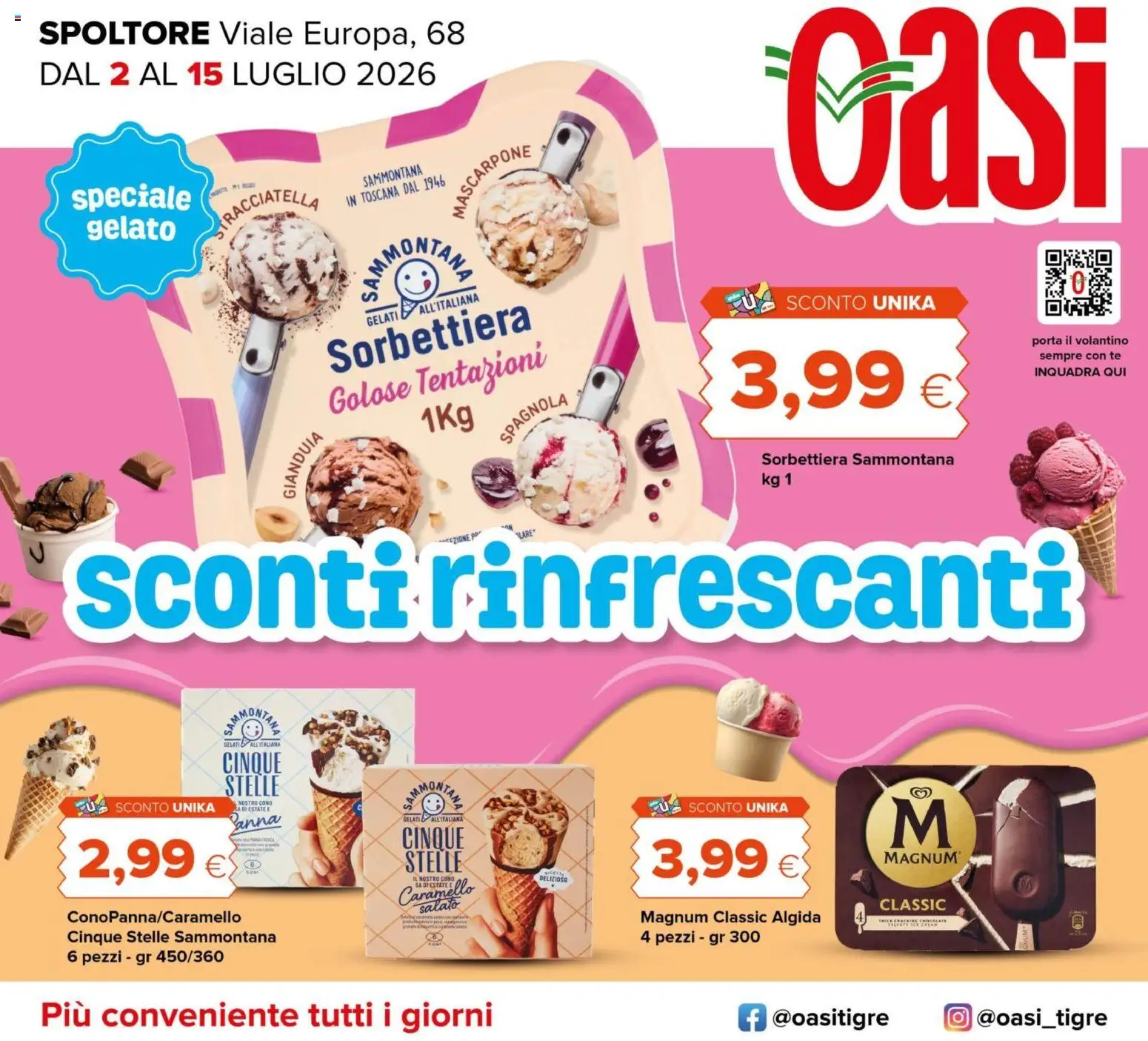Volantino Oasi del 02/07/2026 | Pagina: 29 | Prodotti: Tè, Gelato, Mascarpone