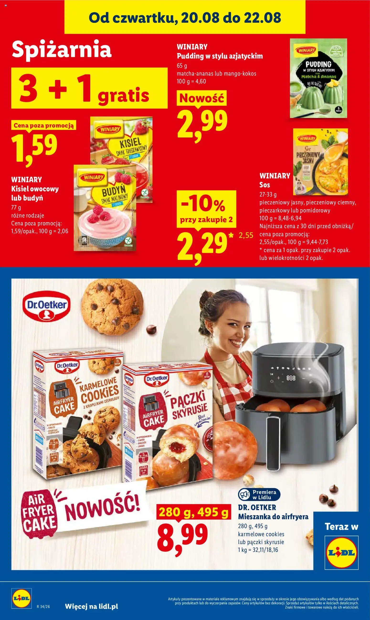 Lidl Polsko leták od 20.08.2026 | Strana: 88 | Produkty: Ananas, Cookies, Matcha, Airfryer