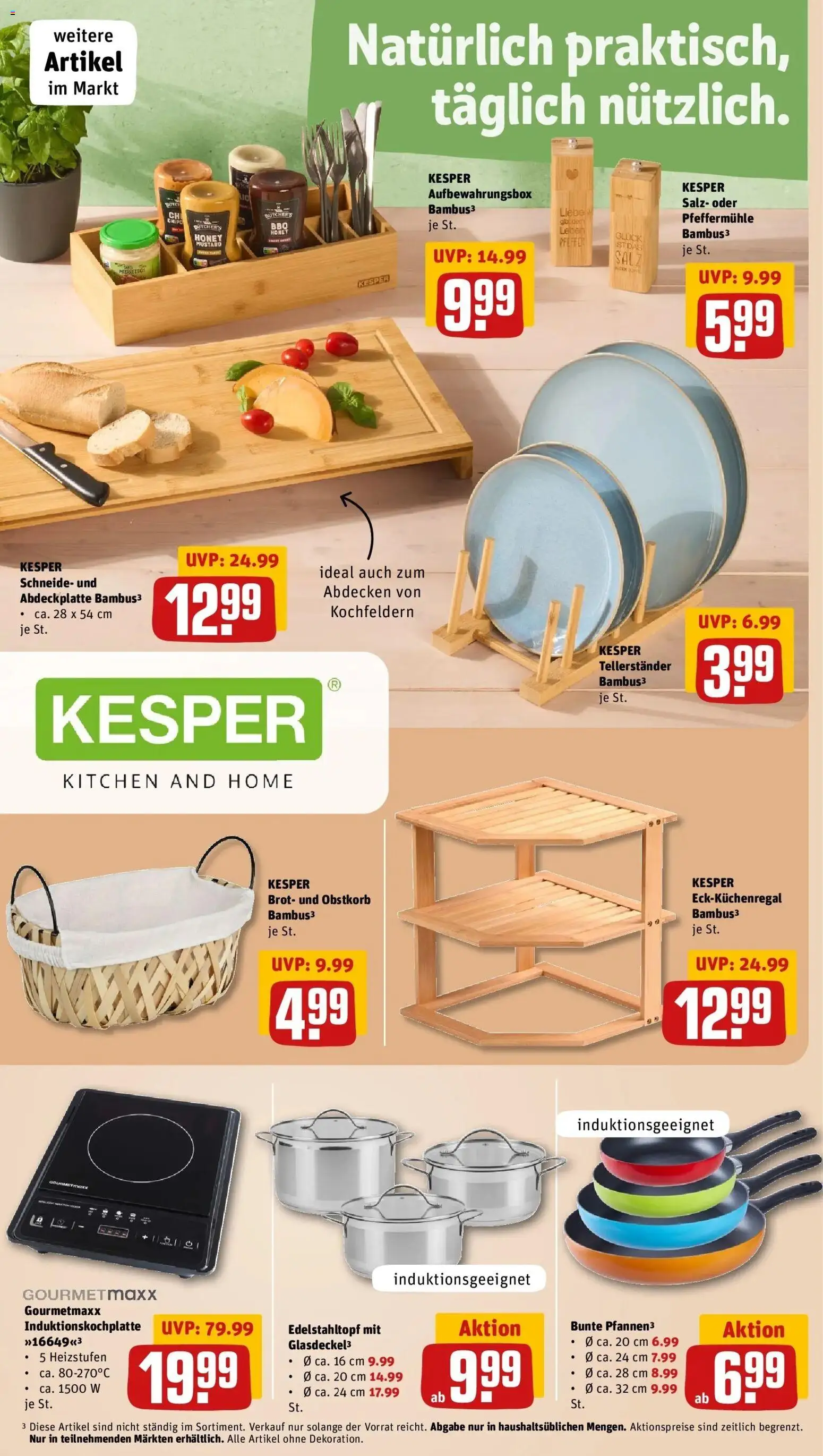 REWE Prospekt ab 24.08.2026 zum Blättern » Angebote | Seite: 29 | Produkte: Salz, Pfeffer, Brot