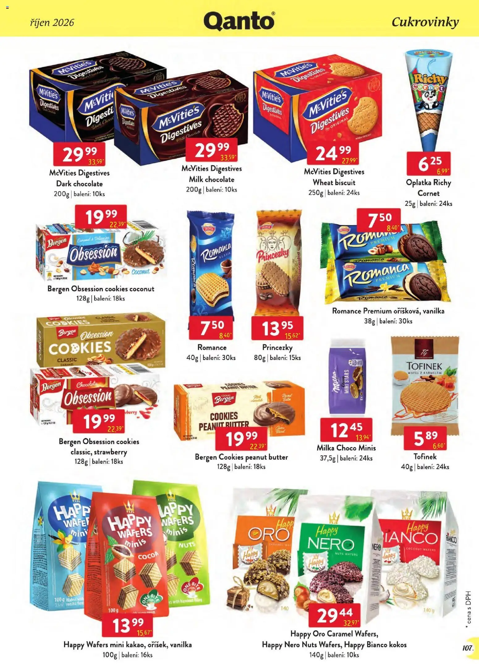 Astur & Qanto leták - Velkoobchod 10/2026 od 01.10.2026 | Strana: 107 | Produkty: Milka, Vanilka, Kokos, Milk chocolate