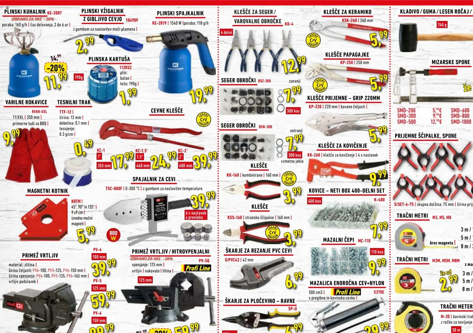 Novi Inter Diskont katalog ponudbe – veljaven od 09.06.2026 | Stran: 4 | Izdelki: Teza, Kuhalnik, Kladivo, Rokavice