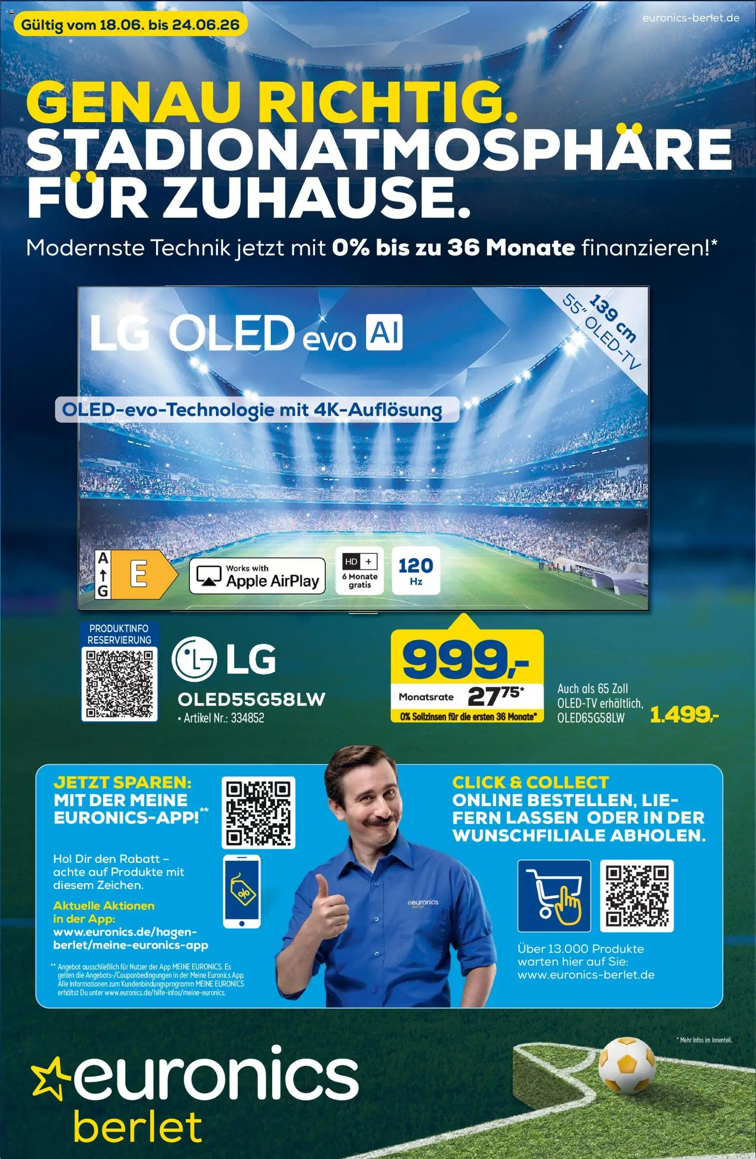 Euronics Prospekt Berlet | 18.06.2026 | Wie erhält man einen begrenzten Rabatt? | Deutschland