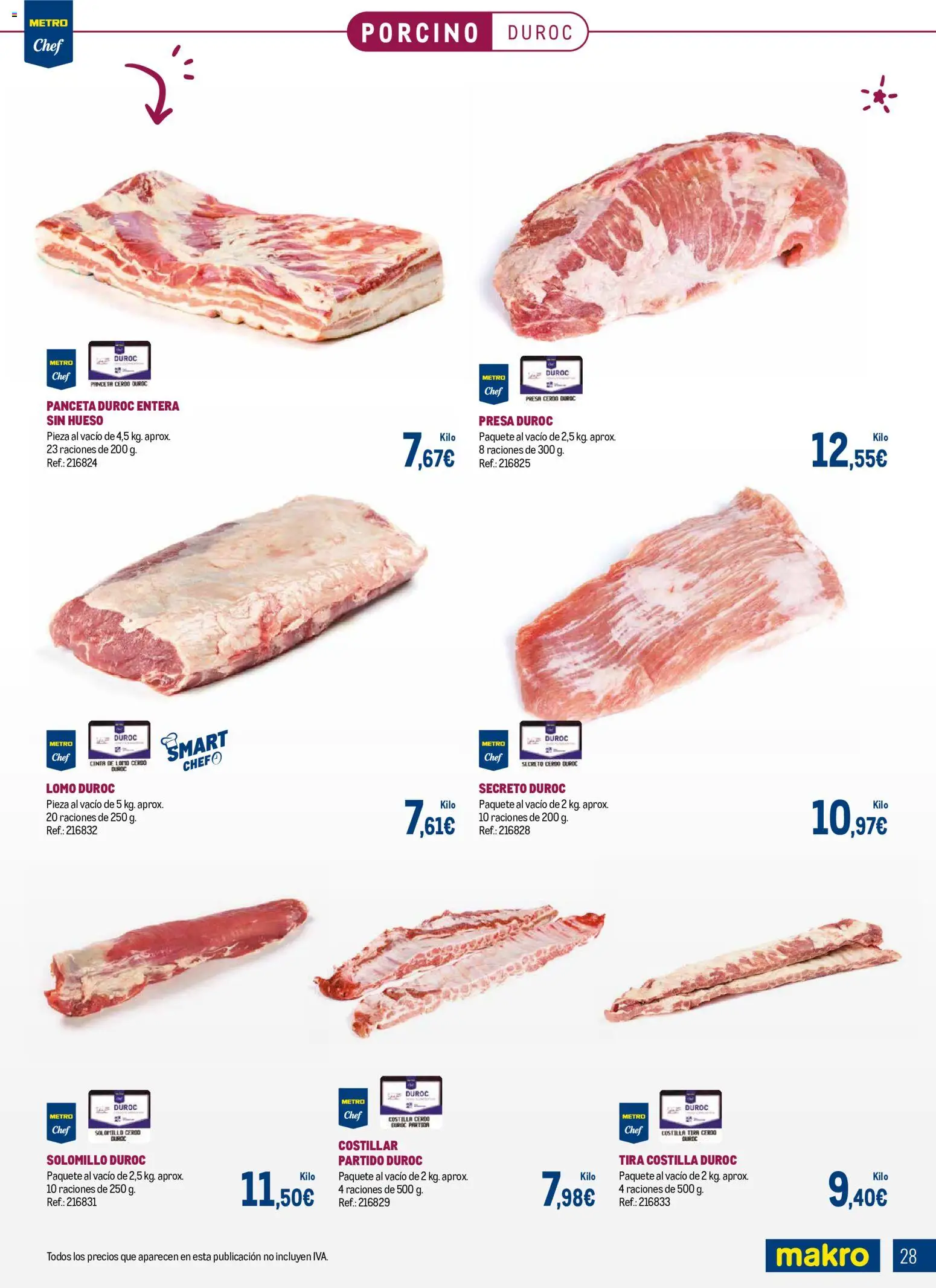 Makro Expertos en Carne Centro │ válido desde el 01.06.2026 | Página: 28 | Productos: Ηλεκτρικός φούρνος, Cerdo