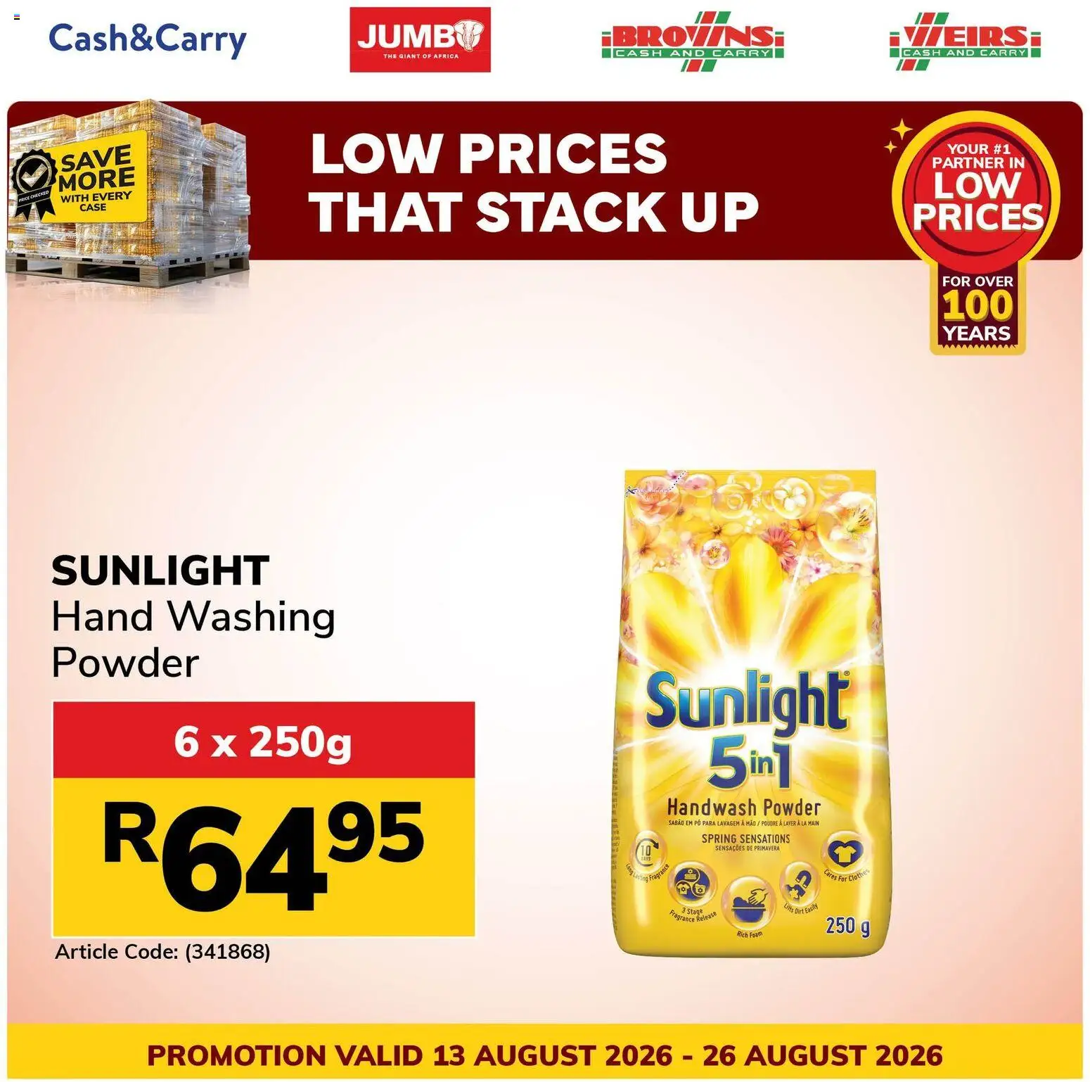 New Jumbo catalogue – valid from 13/08/2026 | Page: 4 | Products: Handwash, Case, Fragrance, Powder