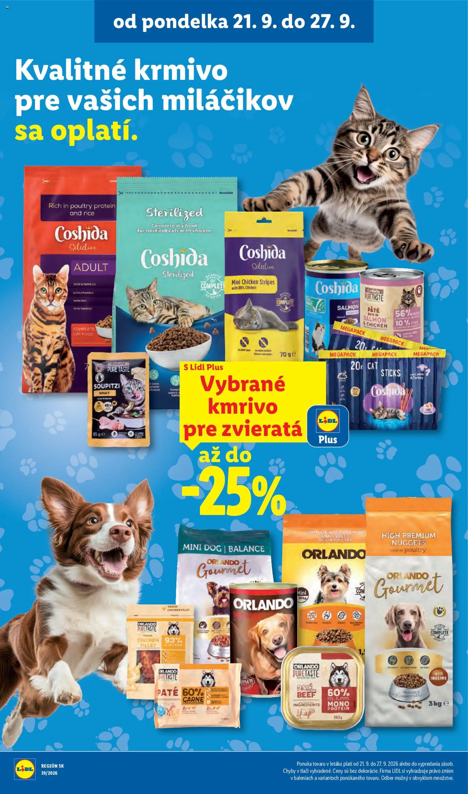 Nové Lidl akcie – leták je platný od 21.09.2026 | Strana: 47 | Produkty: Protein